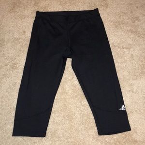 Black Adidas Cropped Leggings